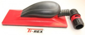TI-REX Шлифок с пылеотводом 70 х 200 мм., СРЕДНИЙ, красный